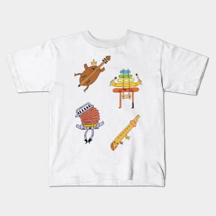 Funny Music Instrument Art, Music Instrument, Kids T-Shirt